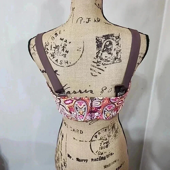 Atletha Paisley Print Swim bra  Size 4 - Picture 6 of 6